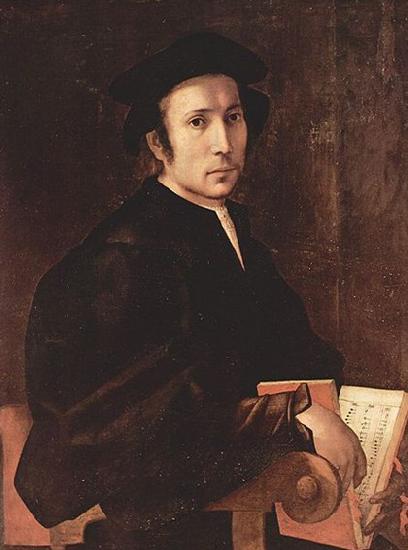Jacopo Pontormo Portrat eines Musikers Sweden oil painting art